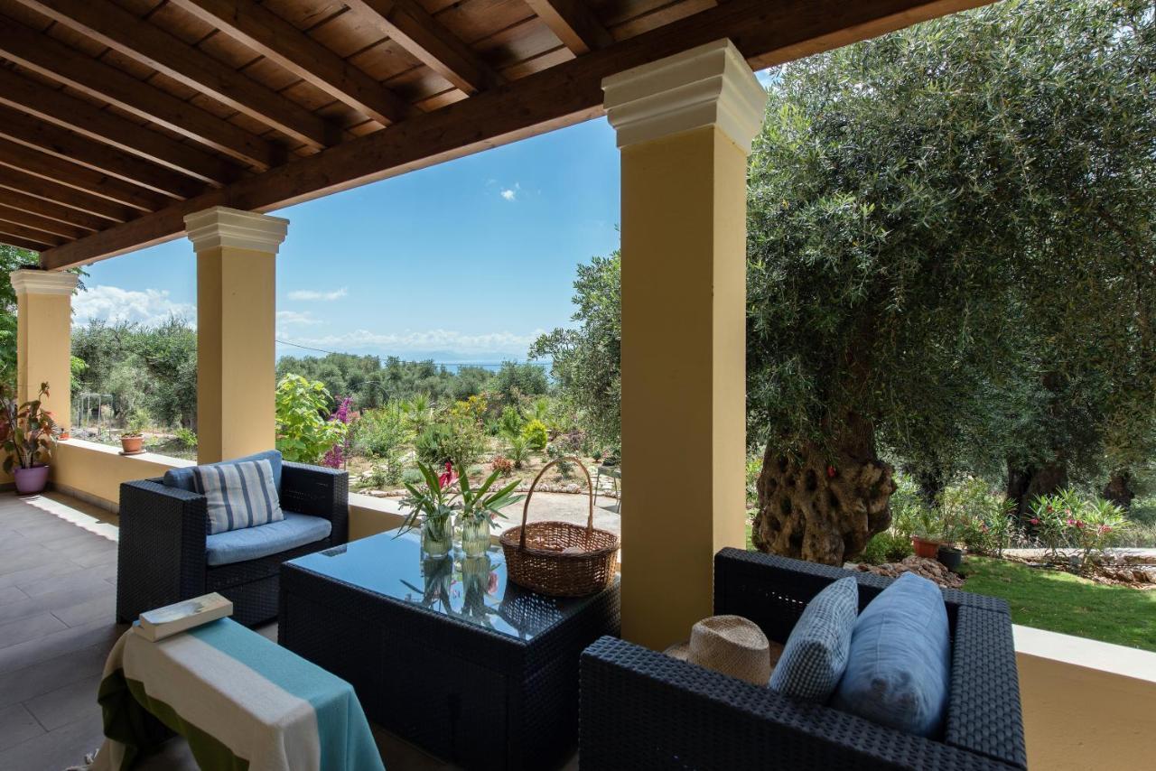 Terra Rossa By Konnect, Views To Ionian Sea Βίλα Σπαρτύλας Εξωτερικό φωτογραφία