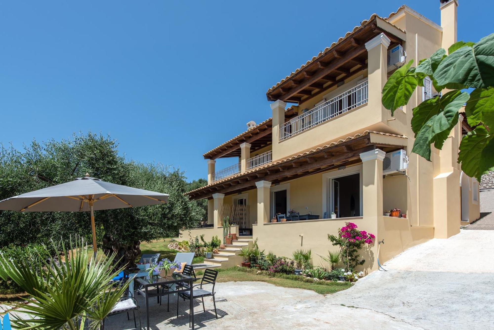 Terra Rossa By Konnect, Views To Ionian Sea Βίλα Σπαρτύλας Εξωτερικό φωτογραφία